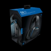 Gioteck tx70 - casque gamer noir sans fil, son immersive, eq modes, crystal clear chat,  transducteurs 50mm, micro avec sourdine