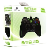 Manette filaire noire pour xbox 360