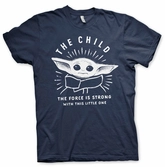 Star wars - the child - the force is strong - t-shirt - navy (xxl)