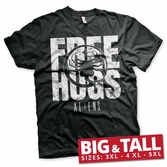 Alien - t-shirt big & tall - free hugs (4xl)