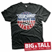 Top gun - t-shirt big & tall - tomcat (4xl)