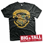 Harry potter - t-shirt big & tall - hogwarts crest (4xl)