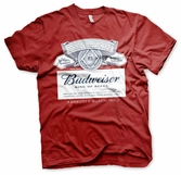Beer - budweiser red label - t-shirt - (m)