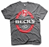 Beer - beck's label - t-shirt - (xl)