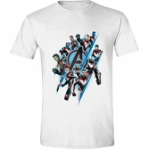 Avengers endgame - t-shirt logo & characters (xxl)