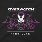 Overwatch - battle meka d.va long sleeve tee (m)