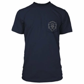 Wow - t-shirt alliance lion crest (l)