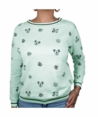 Disney - sweat crayon mickey girl - green (l)