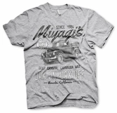 Karate kid - t-shirt miyagi's super defence waxing - grey (xl)