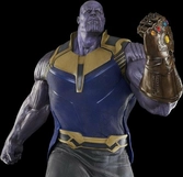 Avengers : infinity war - statue taille réelle thanos (base incluse)