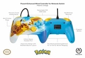 Power A - Manette Filaire Pikachu Charge - Switch