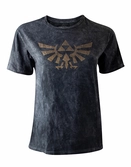 Zelda - vintage discharge logo women's t-shirt