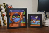 Pixel frames - sonic the hedgehog: loop scene 23x23 cm