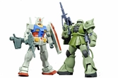 Gundam - hguc 1/144 gunpla starter set - model kit