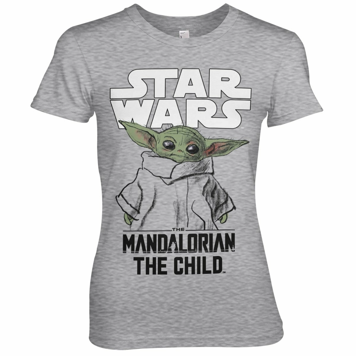 The mandalorian the child tshirt girl (m)