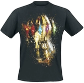 Marvel - avengers endgame thanos destroy gantlet black t-shirt s