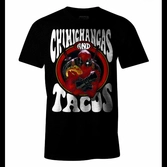 Marvel - deadpool chimichangas and tacos black t-shirt m