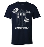 Doctor who? navy blue t-shirt s