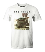The mandalorian - logo the child white t-shirt m