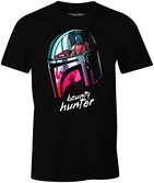 The mandalorian - bounty hunter black t-shirt l