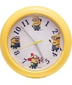 Minions 2 - horloge murale avec sons 24cm