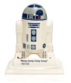 Star wars - tirelire en céramique 3d r2-d2