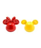 Disney - salière et poivrière en céramique 3d mickey mouse jaune et rouge