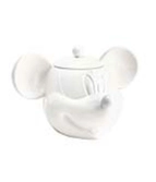 Disney - bocal à biscuits mickey mouse 3d blanc