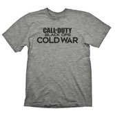 Call of duty: cold war t-shirt "logo" gris m - T-Shirts