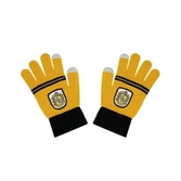 Harry potter - gants tactiles poufsouffle - jaune et noir