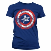 Captain america - shield - t-shirt girl (s)