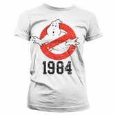 Ghostbusters - t-shirt 1984 girly - white (xl)