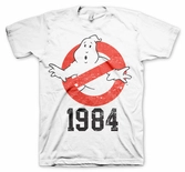 Ghostbusters - t-shirt 1984 - white (xl)