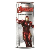 Soda avengers powerfruit punch iron man - display de 24