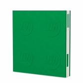 Cahier verrouillable lego avec stylo gel - vert foncé
