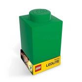 Veilleuse led en silicone brique lego - vert