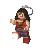 Porte-clés led lego dc super heroes mini figurine wonder woman
