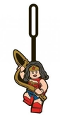 Étiquette de bagage lego dc super heroes mini figurine wonder woman