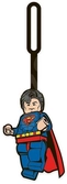 Étiquette de bagage lego dc super heroes mini figurine superman