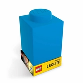 Veilleuse led en silicone brique lego - bleu