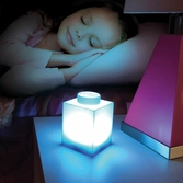 Veilleuse led en silicone brique lego - bleu