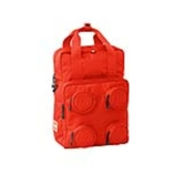 Sac à dos scolaire lego signature brique lego 2x2 15l - rouge vif
