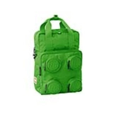 Sac à dos scolaire lego signature brique lego 2x2 15l - vert clair