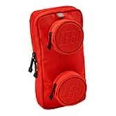 Sac à bandoulière lego signature brique lego 1x2 7l - rouge vif