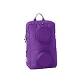 Sac à dos scolaire lego signature brique lego 1x2 18l -  mauve lilas
