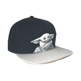 Mandalorian - black and white photo one size