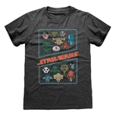 Star wars - retro frame ex large