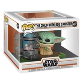 Funko pop! deluxe star wars: the mandalorian - the child with egg canister