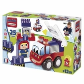 Ecoiffier les Maxi Boite Pompier Construction Premier Âge