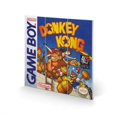 Nintendo- gameboy- tableau en bois- donkey kong- 30x30cm